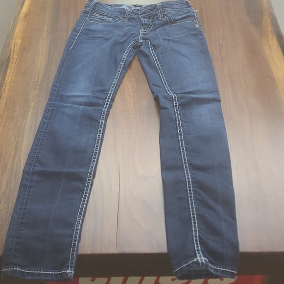 Silver Skinny Jeans 27/34 - Picture 2 of 3